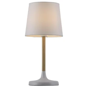Keria Lampe De Table En Métal Blanc 10