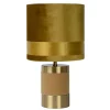 Lucide Lampe De Table En Métal Dore 16
