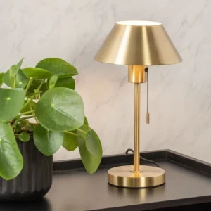 PRESENT TIME Lampe De Table En Métal Doré H36cm 10