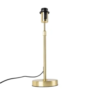 QAZQA Lampe De Table En Métal Doré/laiton 11