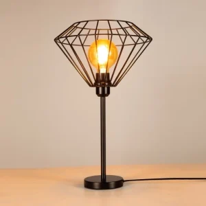 Britop Lighting Lampe De Table En Métal Noir 10