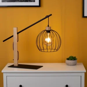 Britop Lighting Lampe De Table En Métal Noir 10