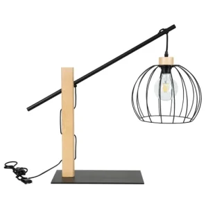 Britop Lighting Lampe De Table En Métal Noir 14