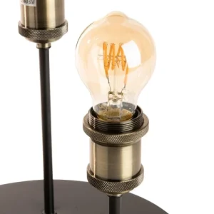 Sampa Helios Lampe De Table En Métal Noir 13