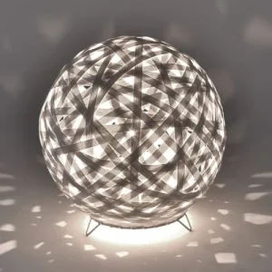 Keria Lampe De Table En Plastique_synthetic Blanc 10