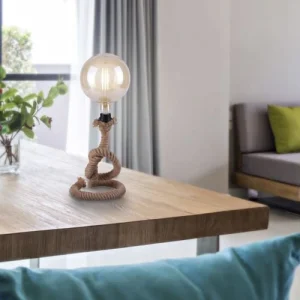 Paul Neuhaus Lampe De Table En Rattan Naturel 8