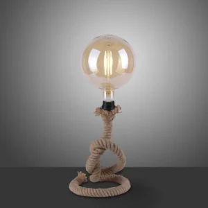 Paul Neuhaus Lampe De Table En Rattan Naturel 10