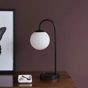 Dyberg Larsen Lampe De Table En Verre Et Métal CAFÉ PARIS 9