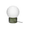 Hubsch Lampe De Table En Verre Vert 16
