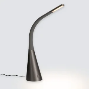 FORLIGHT Lampe De Table LED En Métal Gris 6