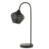Light & Living Lampe De Table Noir Métal 27x20x61cm 22