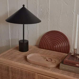 OYOY Living Design Lampe De Table Noire Métal Enduit De Poudre Ø35xH50cm 10