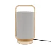 PRESENT TIME Lampe De Table Snap Wood Pin Gris 13
