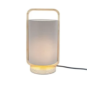 PRESENT TIME Lampe De Table Snap Wood Pin Gris 14