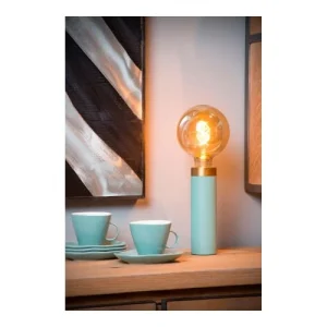 Lampea Lampe De Table Vintage En Métal Turquoise Ø 6 Cm 14
