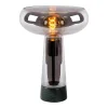 Lampea Lampe De Table Vintage En Verre Fumé Ø 28 Cm 7