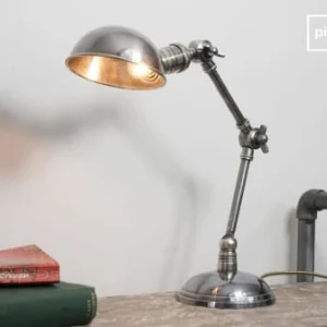 PIB Lampe Double Articulation En Métal Argenté 8
