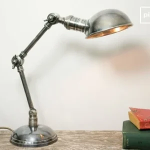 PIB Lampe Double Articulation En Métal Argenté 10