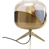 Kare Design Lampe En Acier Doré Et Abat-jour En Verre 17