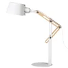 Lussiol Lighting Lampe En Bois Blanc H.60 Cm 20