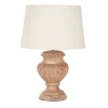Maisons Du Monde Lampe En Bois De Manguier Et Abat-jour En Lin Beige 19