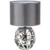 Unimasa Lampe En Céramique Argentée 11