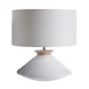 Lussiol Lighting Lampe En Céramique Blanc H.40 Cm 13