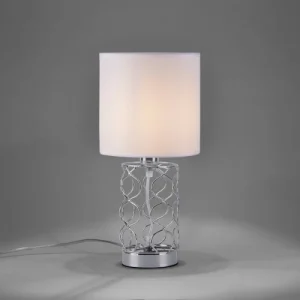 Keria Lampe En Métal Argenté 8