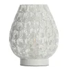Lussiol Lighting Lampe En Métal Blanc H.25 Cm 20