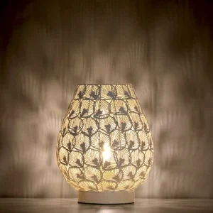 Lussiol Lighting Lampe En Métal Blanc H.25 Cm 10