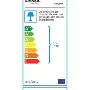 Lussiol Lighting Lampe En Métal Noir H.36 Cm 6