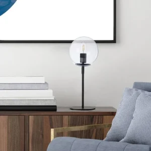 Lussiol Lighting Lampe En Métal Noir H.52 Cm 16