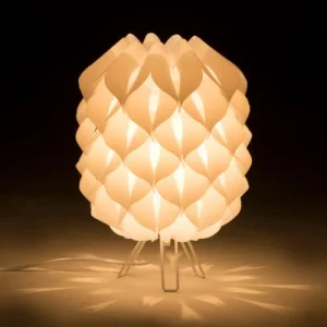 Lussiol Lighting Lampe En Polypropylène Blanc H.34 Cm 10