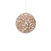 MOAROOM Lampe Floral Colorée 40cm Bambou Et Rose 11