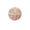 MOAROOM Lampe Floral Colorée 60cm Bambou Et Rose 16