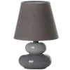 Unimasa Lampe Galets Tons De Gris 22 Cm 22