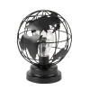 Maisons Du Monde Lampe Globe En Métal Noir Ajouré Avec Ampoule LED 14