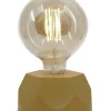 Junny Lampe Hexagone En Béton Jaune Fabrication Artisanale 8