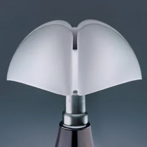 Martinelli Luce Lampe LED Argentée Avec Variateur H35cm 12