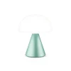 LEXON Lampe LED Portable Medium En Aluminium Bleu Céladon 11
