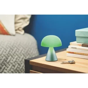 LEXON Lampe LED Portable Medium En Aluminium Bleu Céladon 18