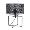Jardideco Lampe Métal Ajouré Noir 10