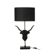 LANADECO Lampe Résine Noire H60cm 8