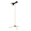 Signature Lampe Sur Pied En Métal Noir Et Doré 20