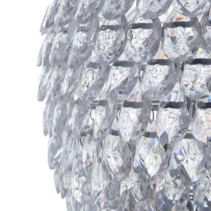 Beliani Lampe Suspension Argenté 14