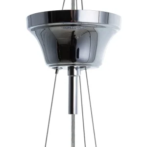 Beliani Lampe Suspension Argenté 18