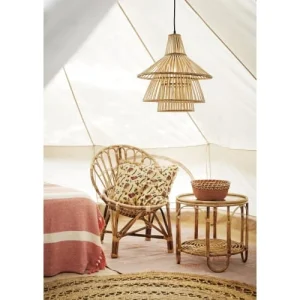 Madam Stoltz Lampe Suspension En Bambou 9