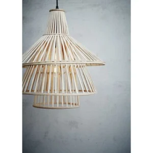 Madam Stoltz Lampe Suspension En Bambou 13