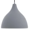 Beliani Lampe Suspension Gris 19