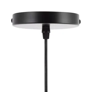 Beliani Lampe Suspension Noir 18